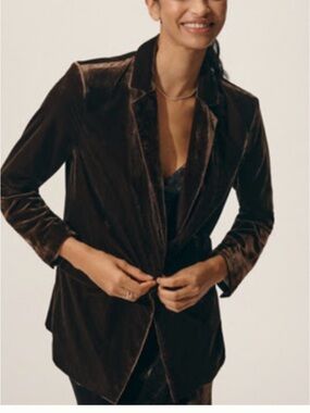 Tessie Blazer By Maeve Velvet Edition